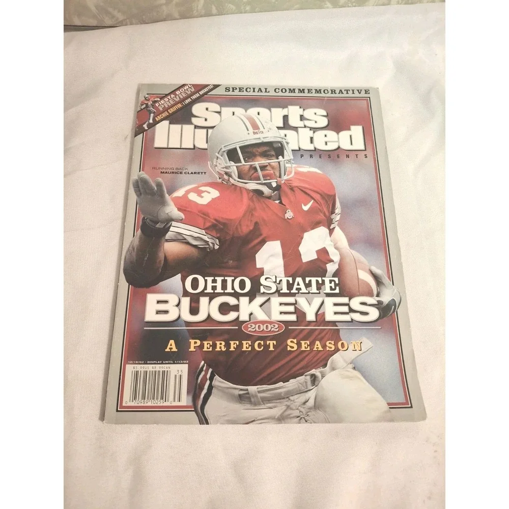 2002 Sports Illustrated Ohio State Buckeyes Perfect Season Maurice Clarett Cover